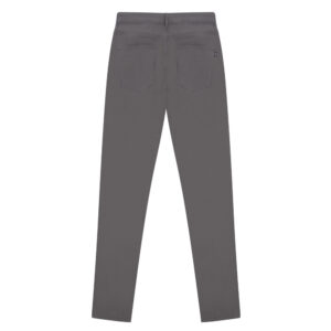 Ανθρακί Signature Chino Prince Oliver Cotton Stretch Modern Fit Ανδρικά Παντελόνια και Chinos