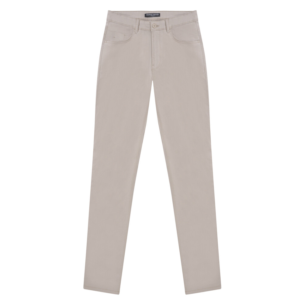 Καφέ Ανοιχτό Signature Chino Prince Oliver Cotton Stretch Modern Fit Ανδρικά Παντελόνια και Chinos Καφέ Ανοιχτό Signature Chino Prince Oliver Cotton Stretch Modern Fit Ανδρικά Παντελόνια και Chinos