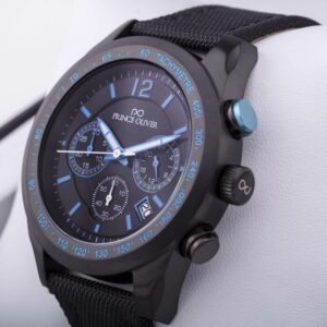Ανδρικό ρολόι Prince Oliver “Carbon Blue” Ανδρικά Ρολόγια