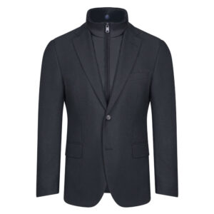 Ανθρακί Σακάκι Prince Oliver Με Επένδυση (Modern Fit) Ανδρικά Σακάκια