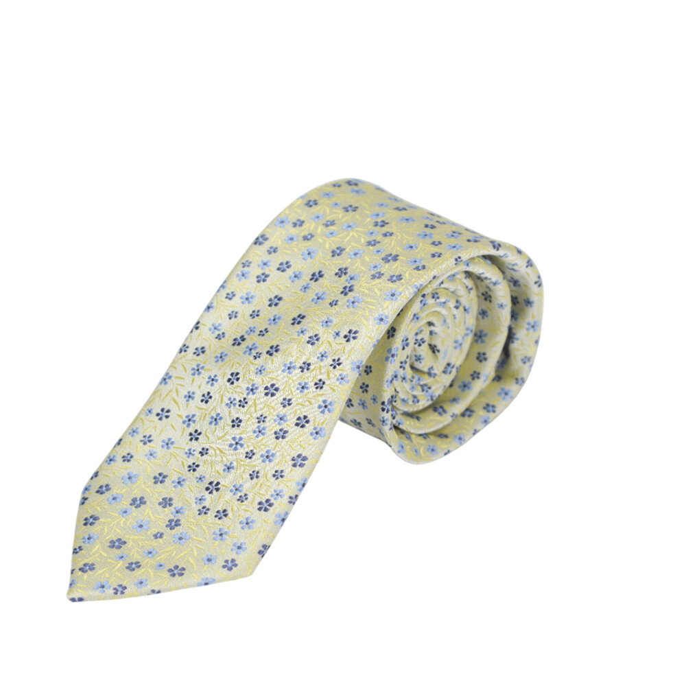 Floral Κίτρινη Γραβάτα Prince Oliver (Φάρδος 7 cm) Γραβάτες/Παπιγιόν Floral Κίτρινη Γραβάτα Prince Oliver (Φάρδος 7 cm) Γραβάτες/Παπιγιόν