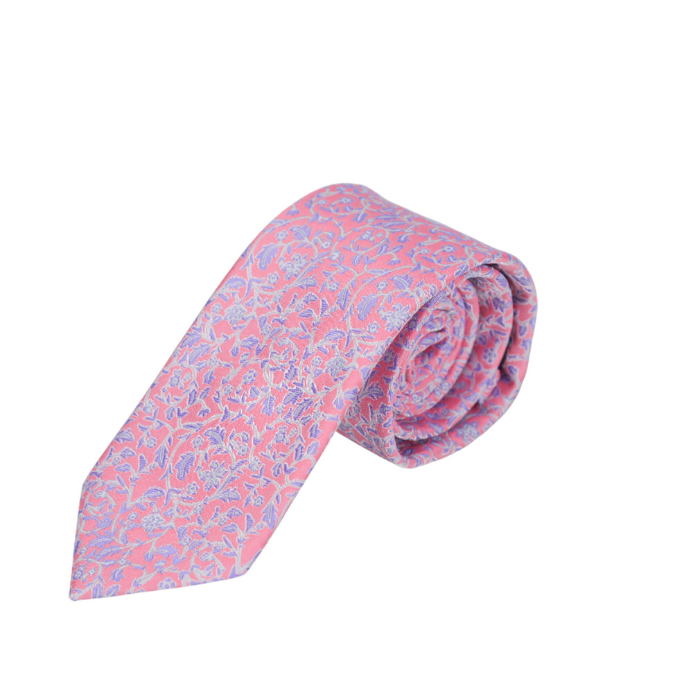 Floral Ροζ Γραβάτα Prince Oliver (Φάρδος 7 cm) Γραβάτες/Παπιγιόν Floral Ροζ Γραβάτα Prince Oliver (Φάρδος 7 cm) Γραβάτες/Παπιγιόν