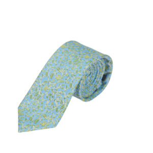 Floral Τυρκουάζ Γραβάτα Prince Oliver (Φάρδος 7 cm) Γραβάτες/Παπιγιόν
