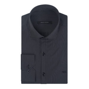 Λαδί Ριγέ Πουκάμισο Prince Oliver Modern Fit offers