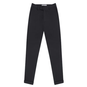 Μαύρο Υφασμάτινο Παντελόνι Comfort Fit Ανδρικά Παντελόνια και Chinos