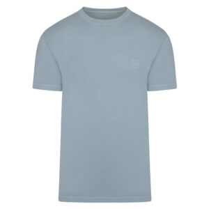 Πράσινο Ανοιχτό Τ-Shirt με Logo Print in Organic Cotton Regular Fit Ανδρικά T-Shirts