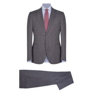 Μπορντό Κοστούμι Prince Oliver in Wool Blend Modern Fit Ανδρικά Κοστούμια