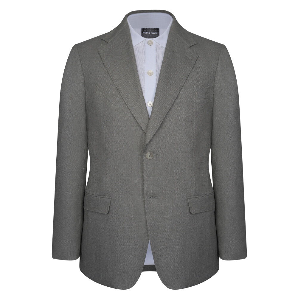Γκρι Σακάκι Prince Oliver in Cool Fabric Modern Fit Ανδρικά Σακάκια Γκρι Σακάκι Prince Oliver in Cool Fabric Modern Fit Ανδρικά Σακάκια